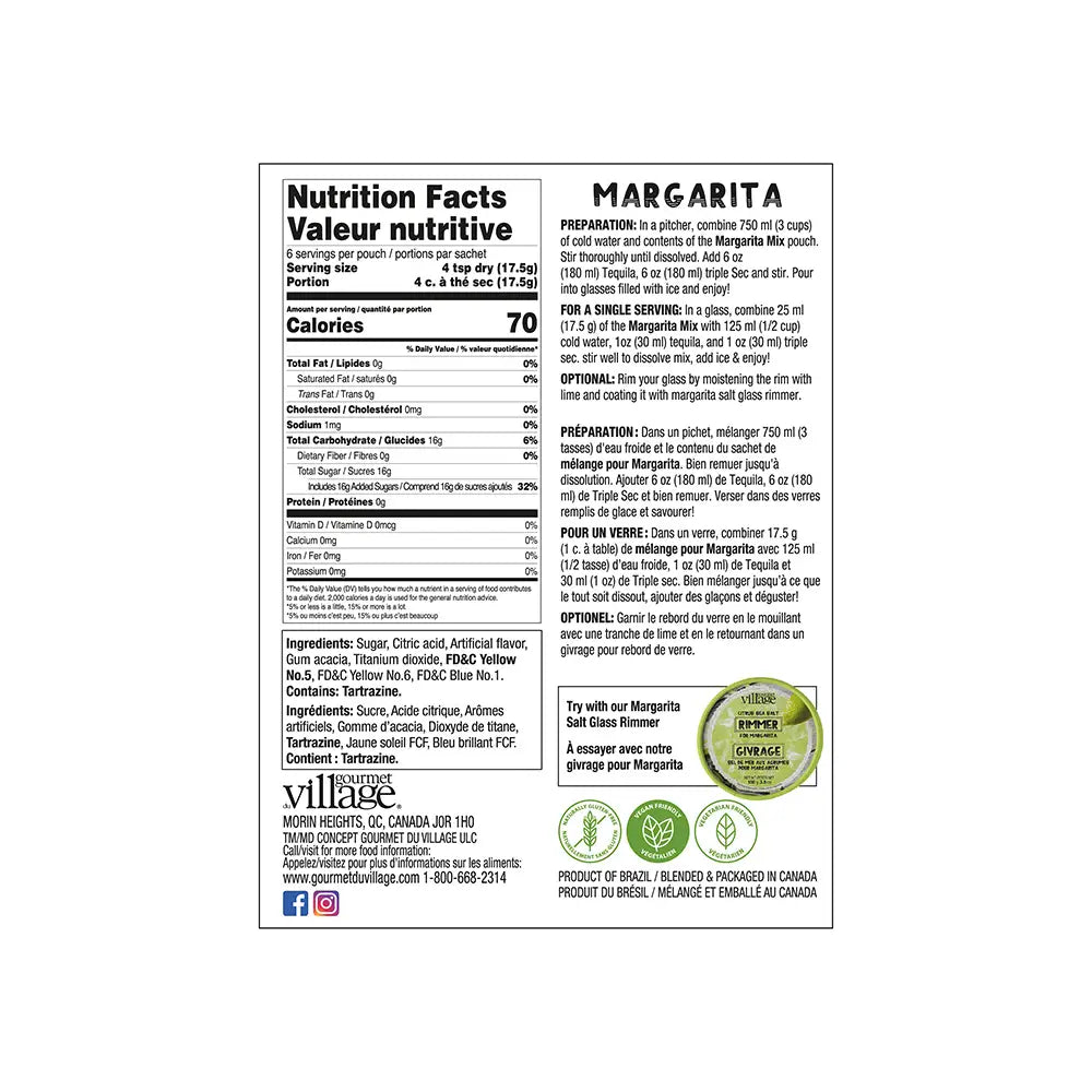 Drink Mix - Margarita Lime