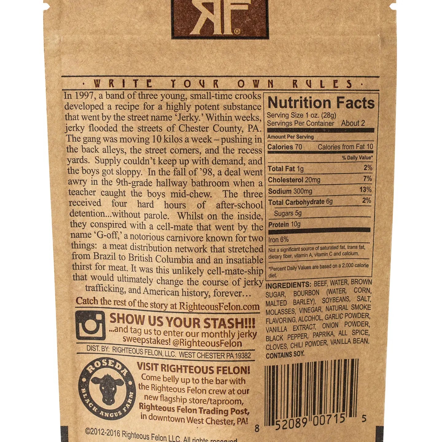 Jerky - Bourbon Franklin