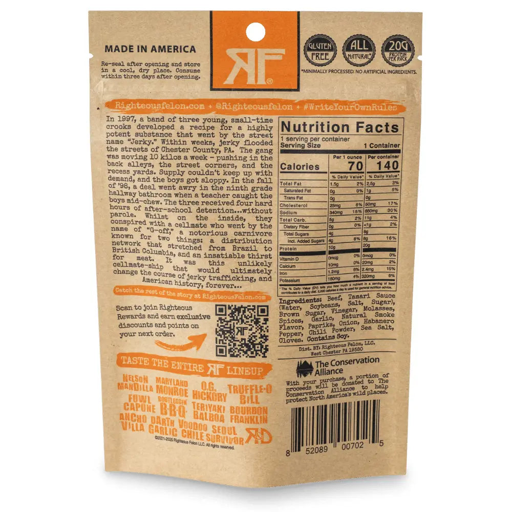 Jerky - Habeñero Escobar