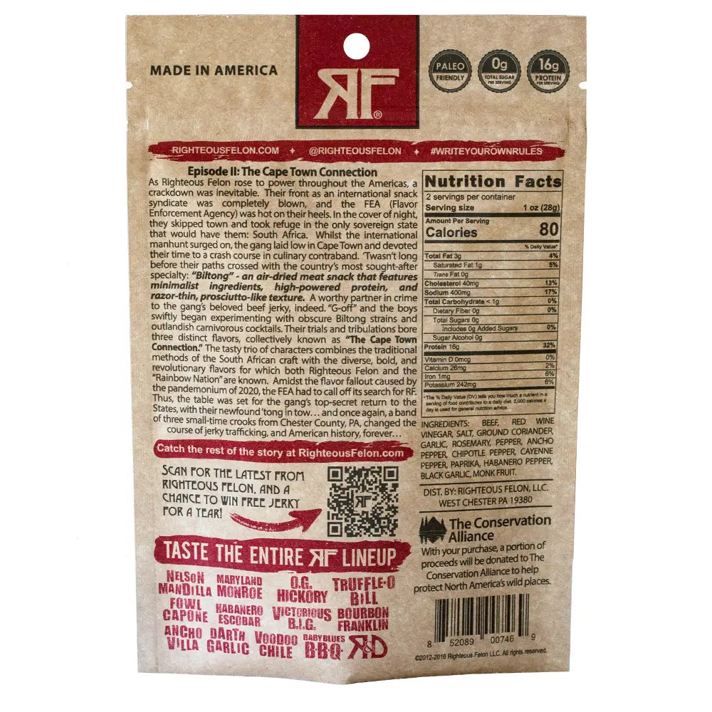 Jerky - Ancho Villa Biltong