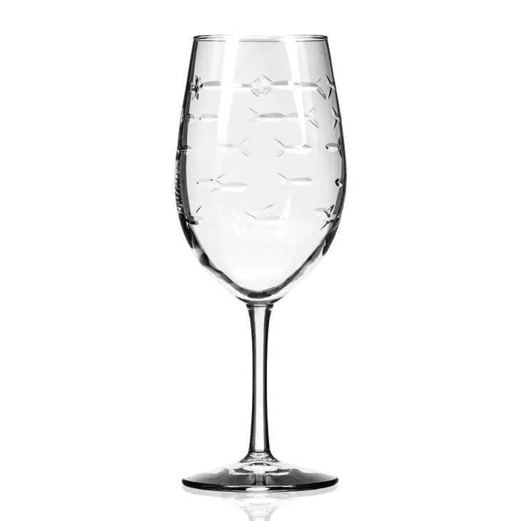 School Of Fish All Purpose Wine Glass