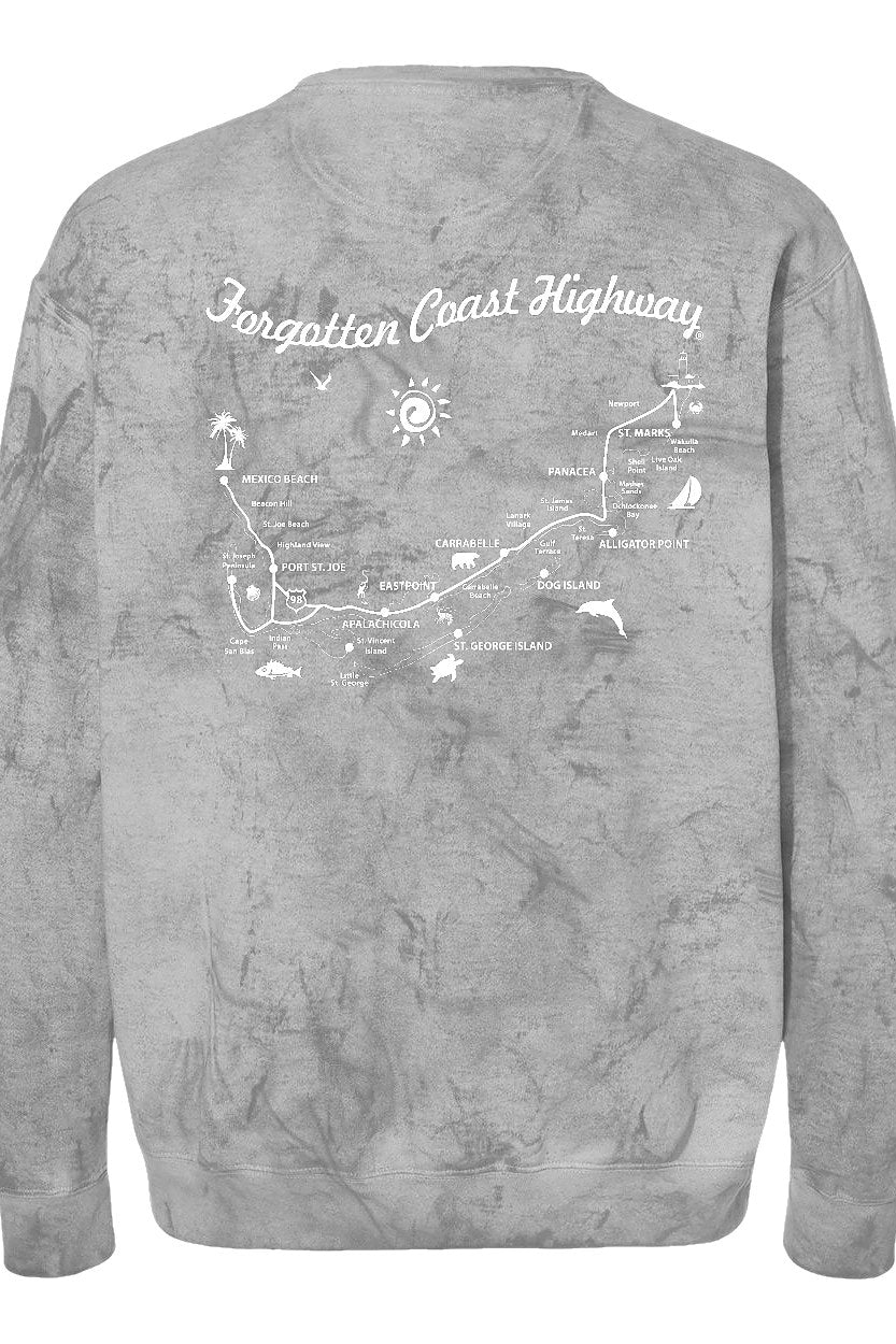 Forgotten Coast Highway Crewneck Sweatshirt