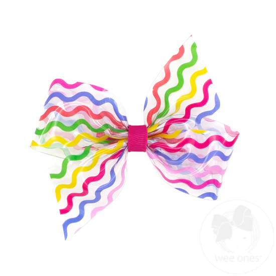 Medium Vinyl Print Bow