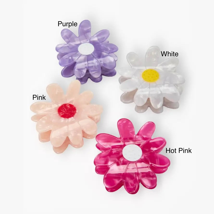 Daisy Hair Claw Clip