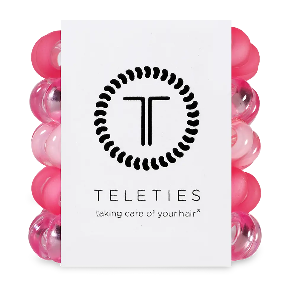 Tiny Hair Ties - Pretty in Pink