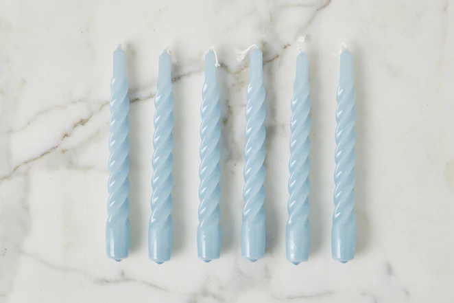 Lacquered Twisted Taper Candles