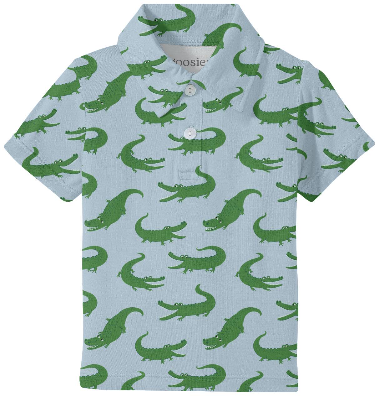 Blue Alligator Polo Shirt