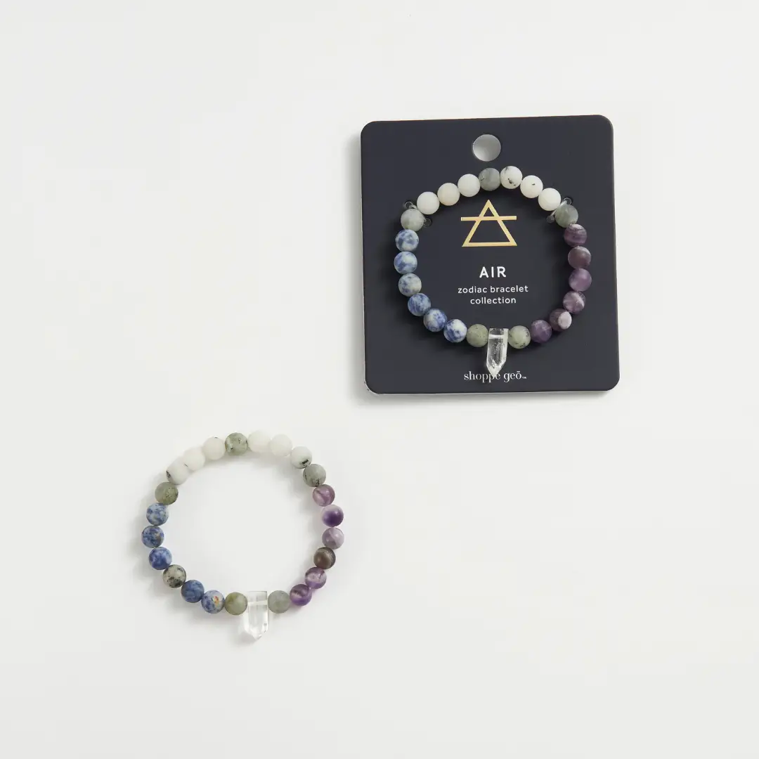 Zodiac Crystal Bead Bracelet