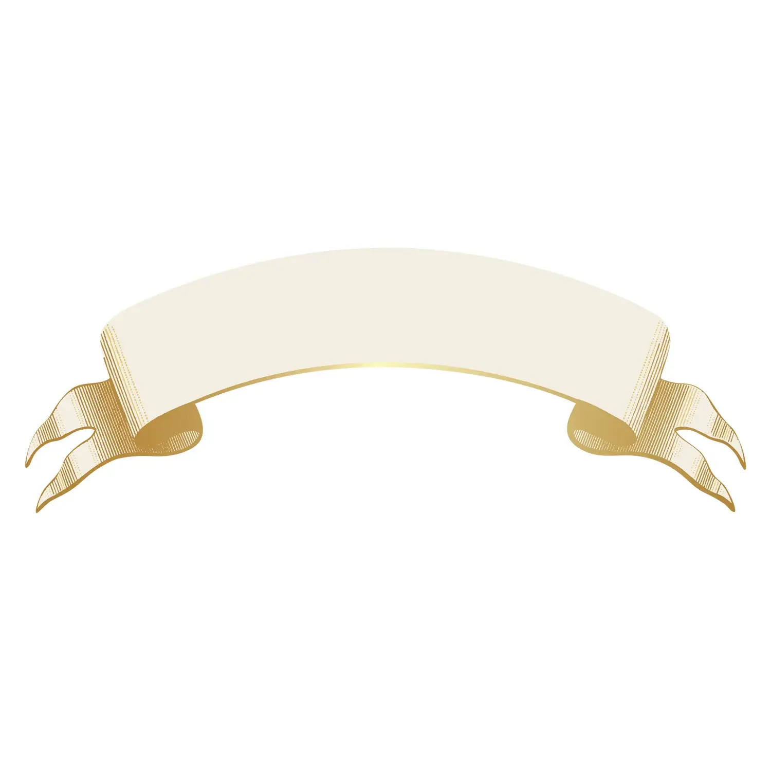 Table Accent - Gold Banner