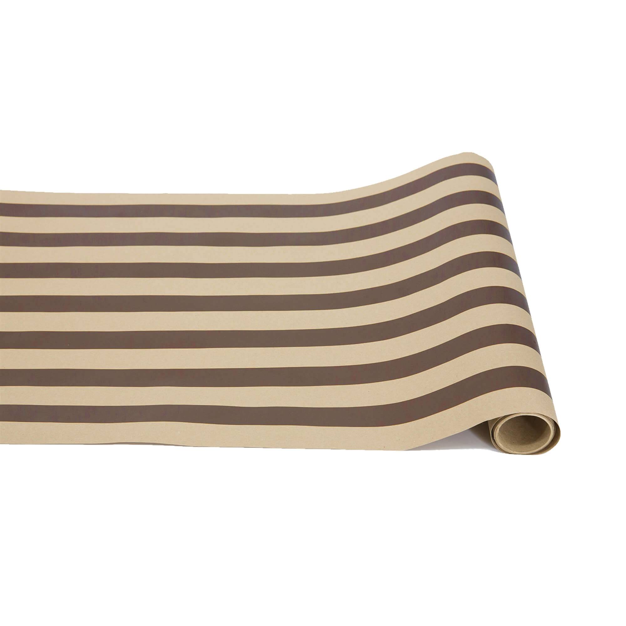 Kraft Stripe Table Runner - Brown