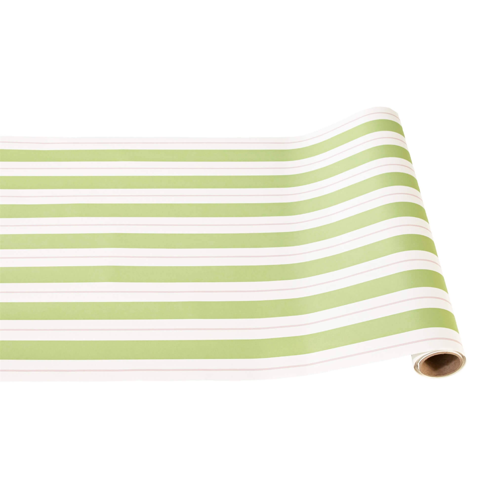 Table Runner - Green & Pink Awning Stripe