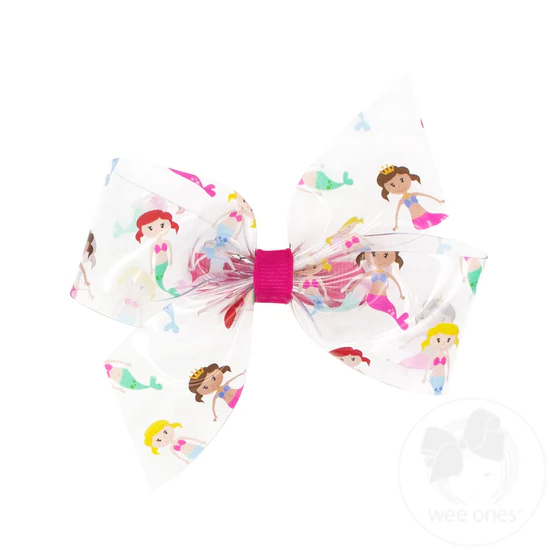 Medium Vinyl Print Bow