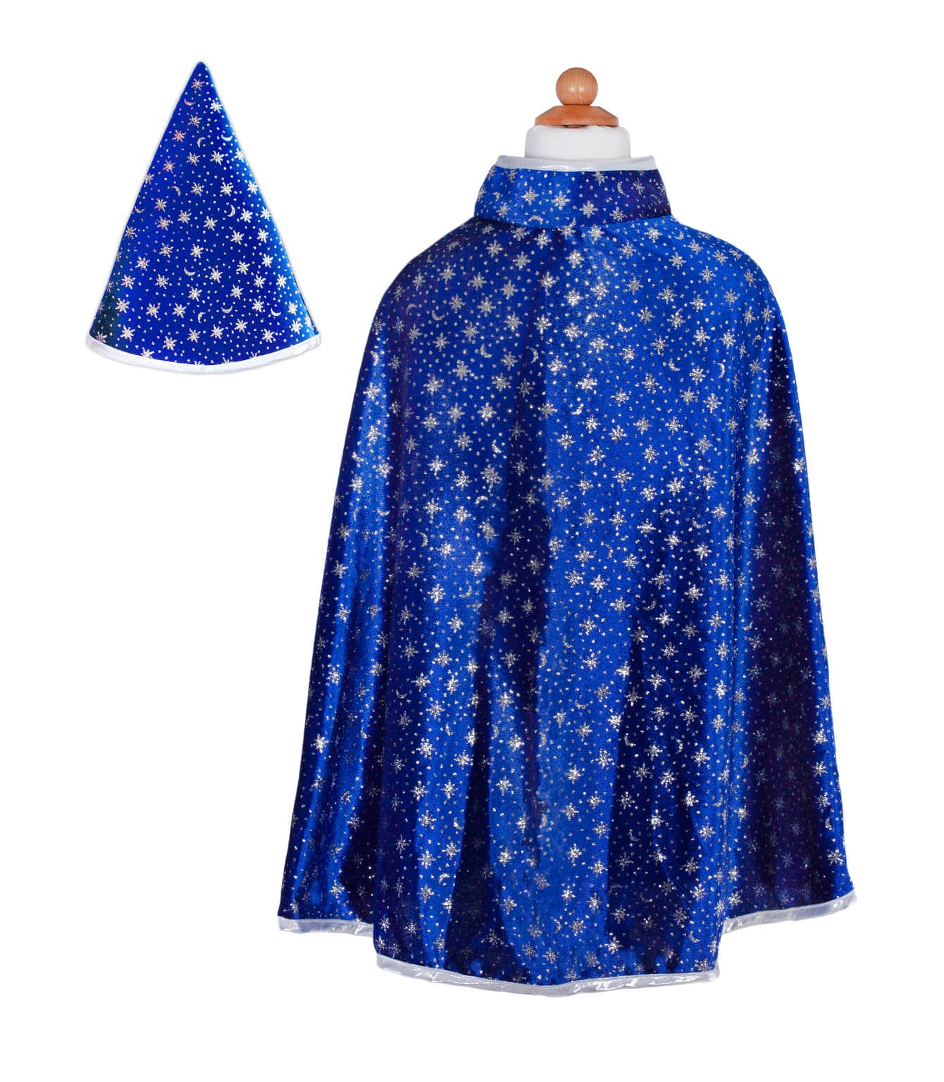 Sparkle Wizard Cape & Hat Set