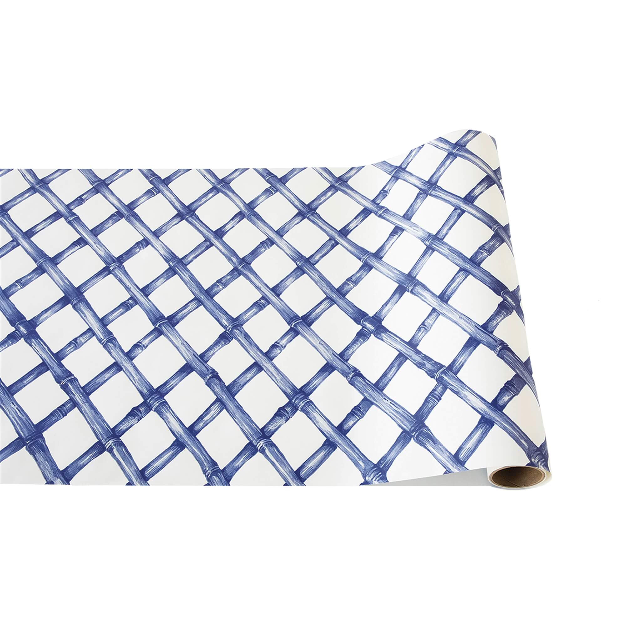 Table Runner - Blue Lattice
