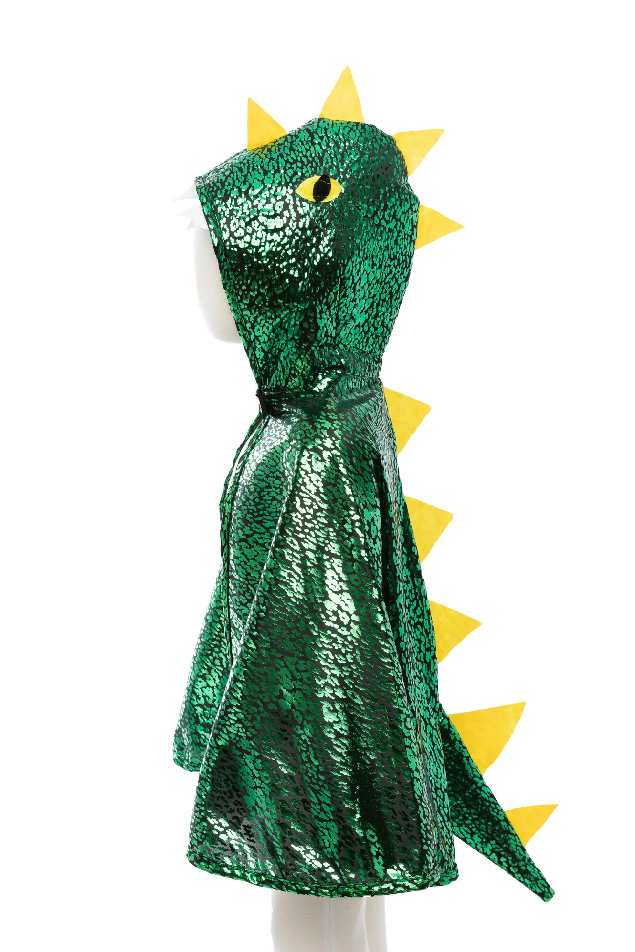 Green Metallic Dragon Toddler Cape