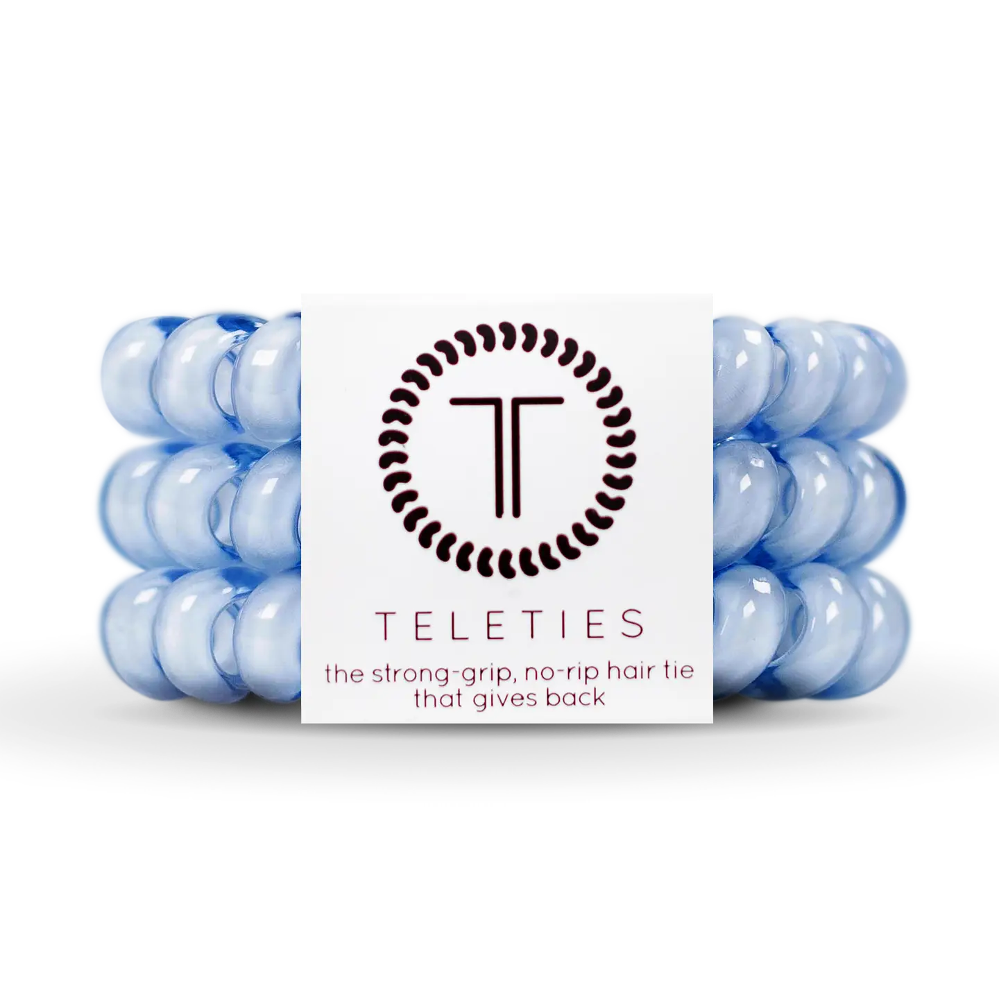 Large Hair Ties - Washed Denim