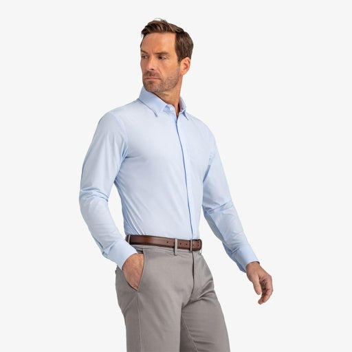 Leeward Dress Shirt - Solid Light Blue