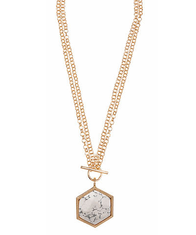 Marbled Echo Necklace