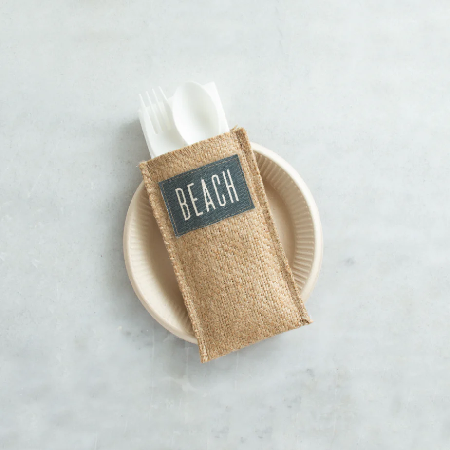 Silverware Pouches - Beach