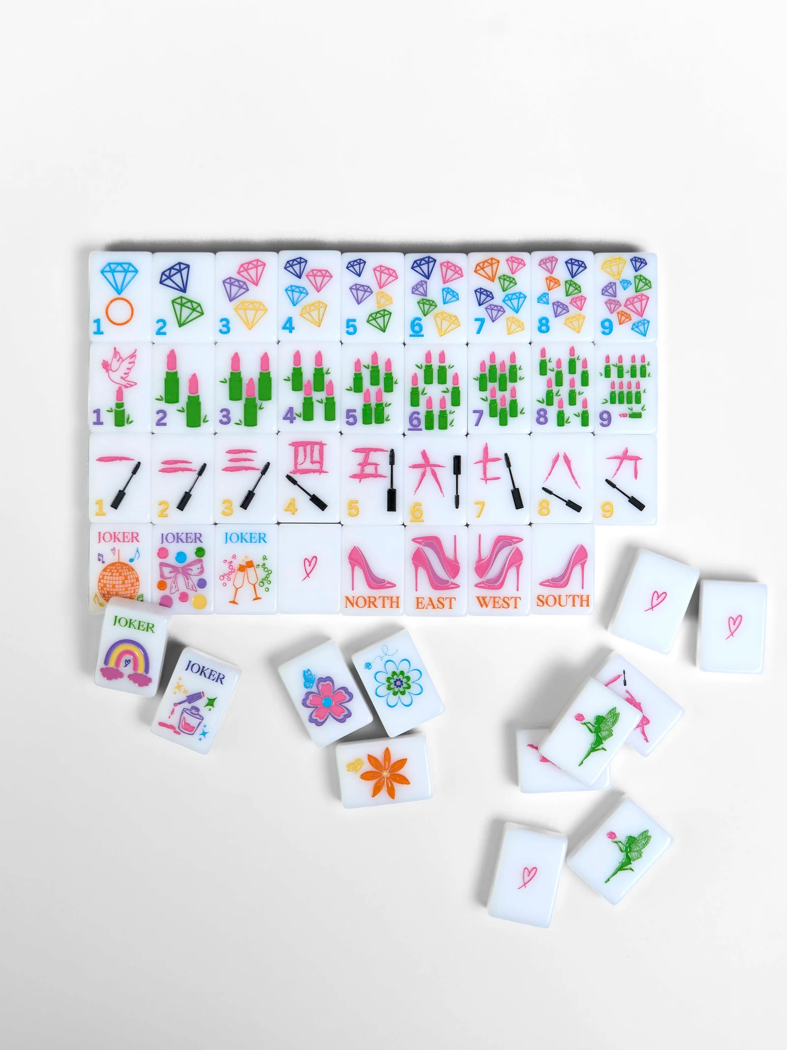 The Girly Line - Mahjong Tiles