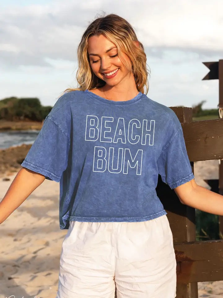 Beach Bum Crop Tee