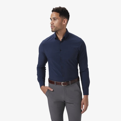 Leeward Dress Shirt - Solid Navy