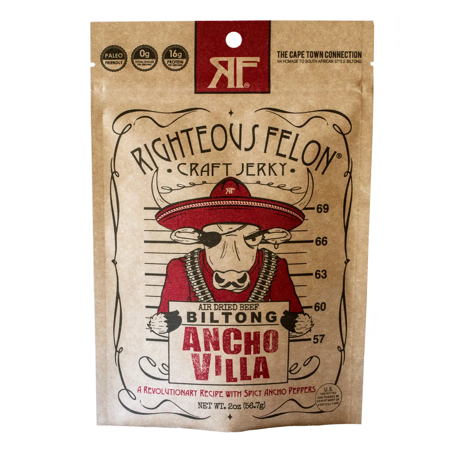 Jerky - Ancho Villa Biltong