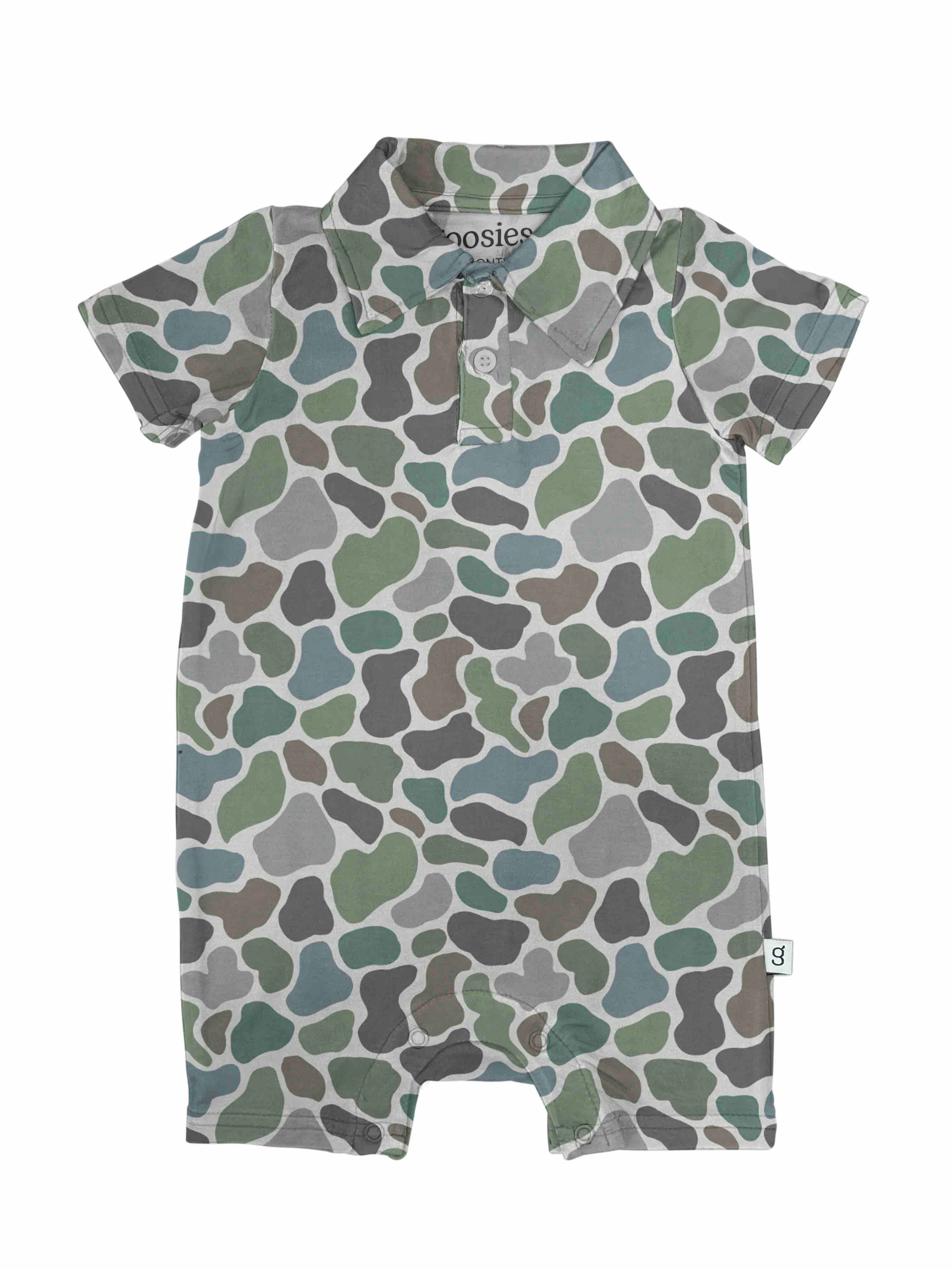 Camo Polo Romper