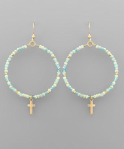 Beaded Faithful Earrings