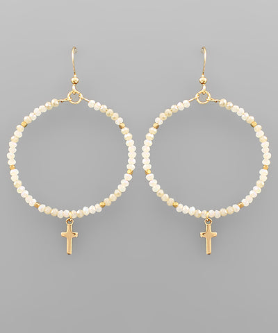 Beaded Faithful Earrings