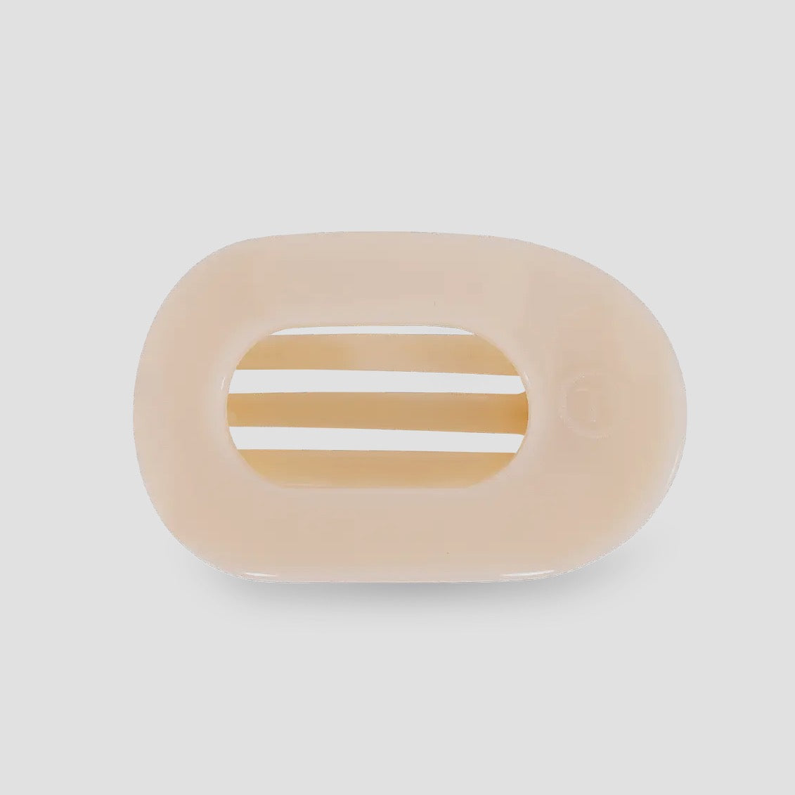 Small Flat Round Clip - Neutrals