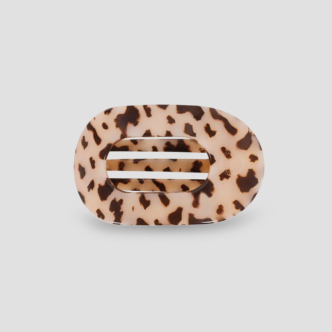 Small Flat Round Clip - Neutrals