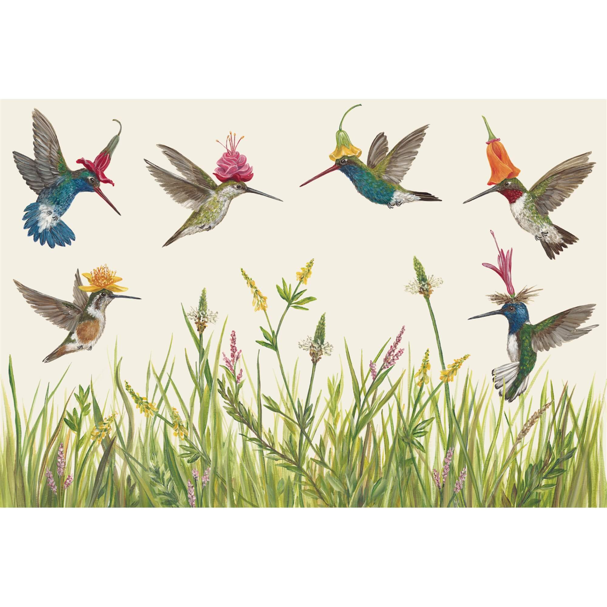 Placemat Pad - Hummingbirds