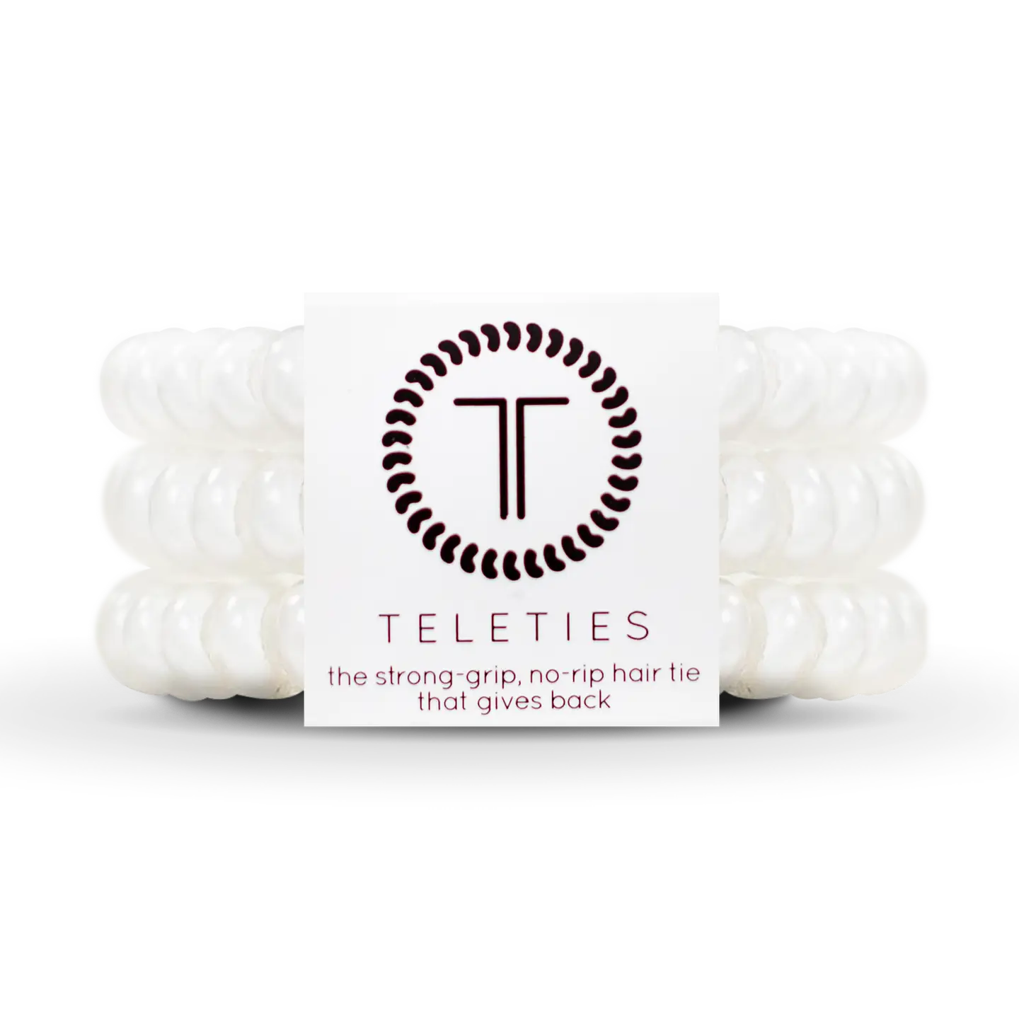 Small Hair Ties - Coconut White