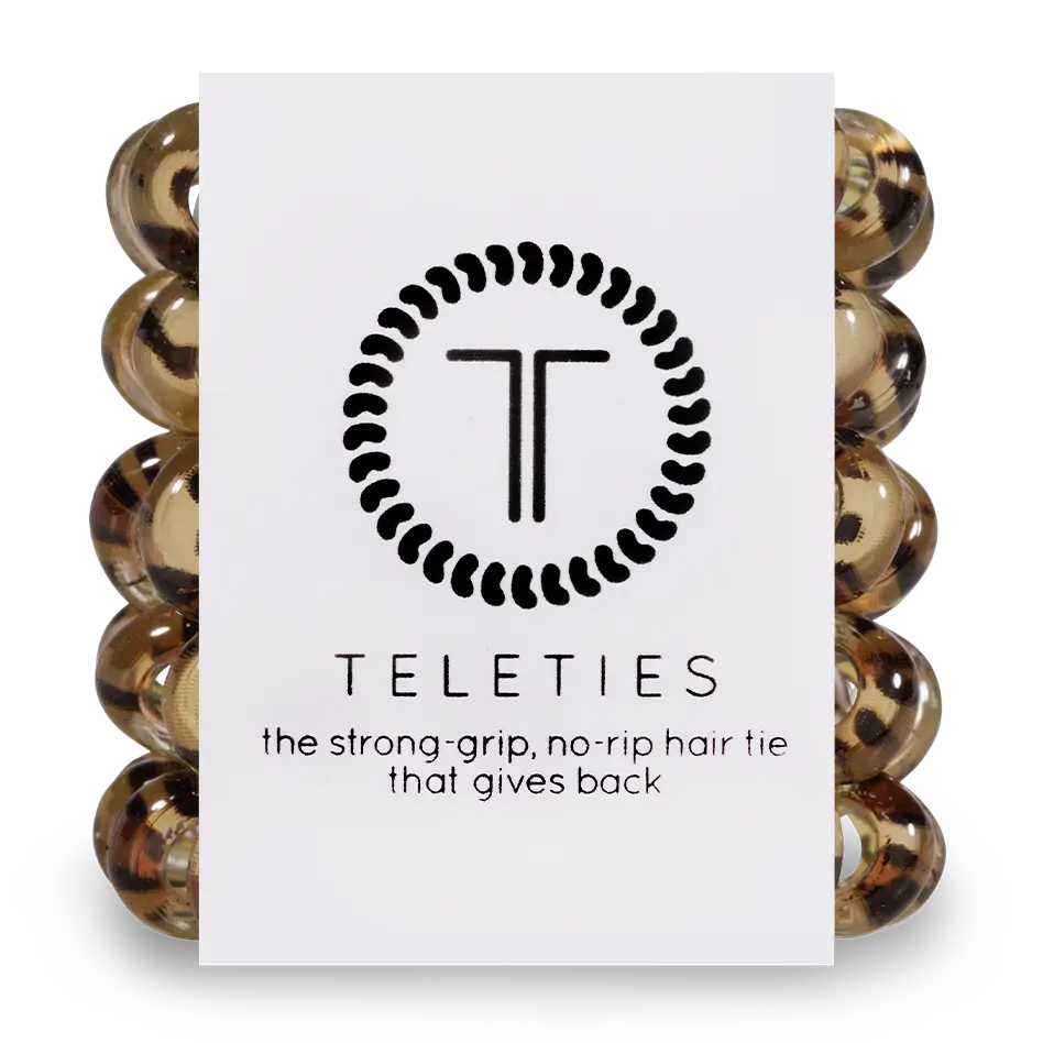Tiny Hair Ties - Leopard