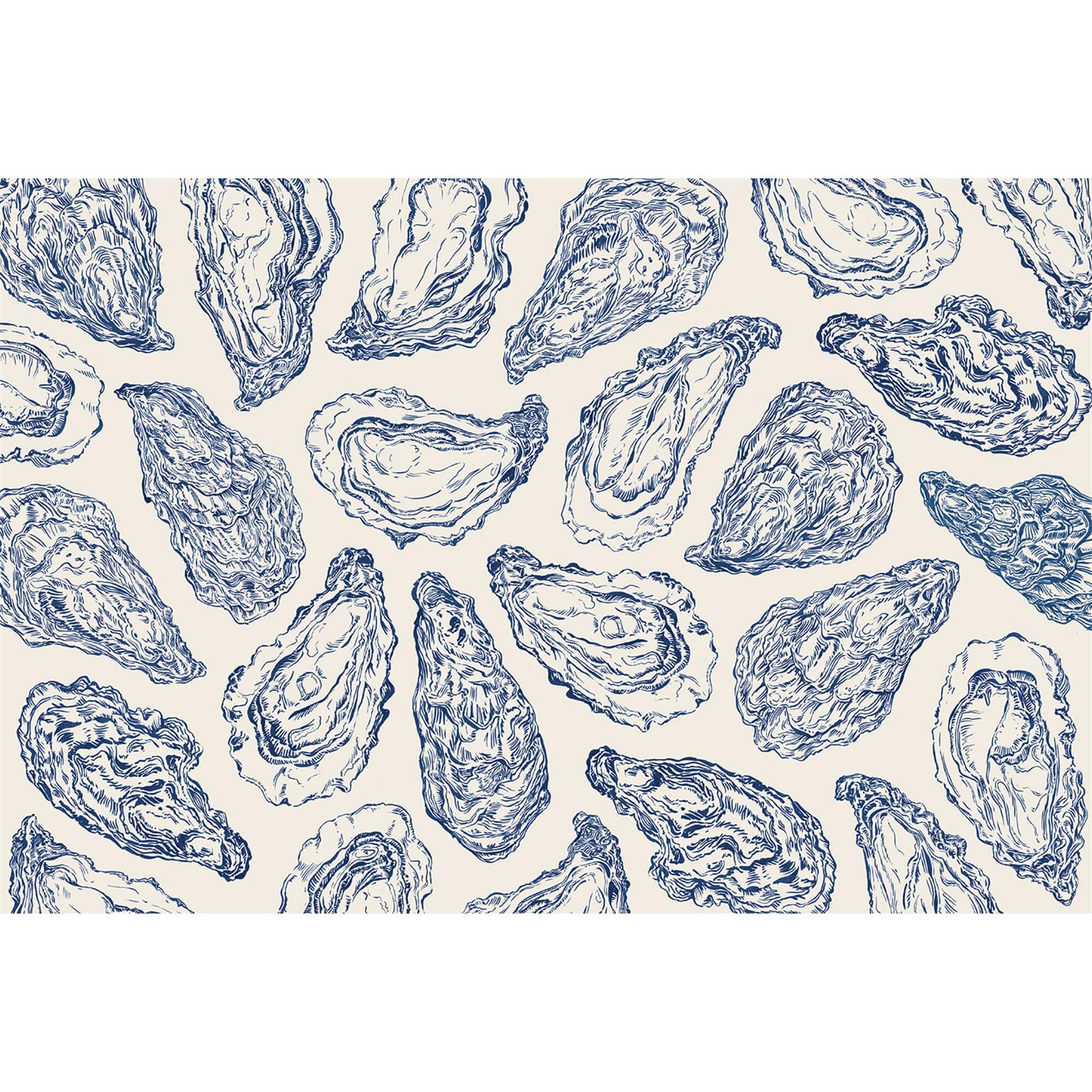 Blue Oyster Reef Placemats Pad