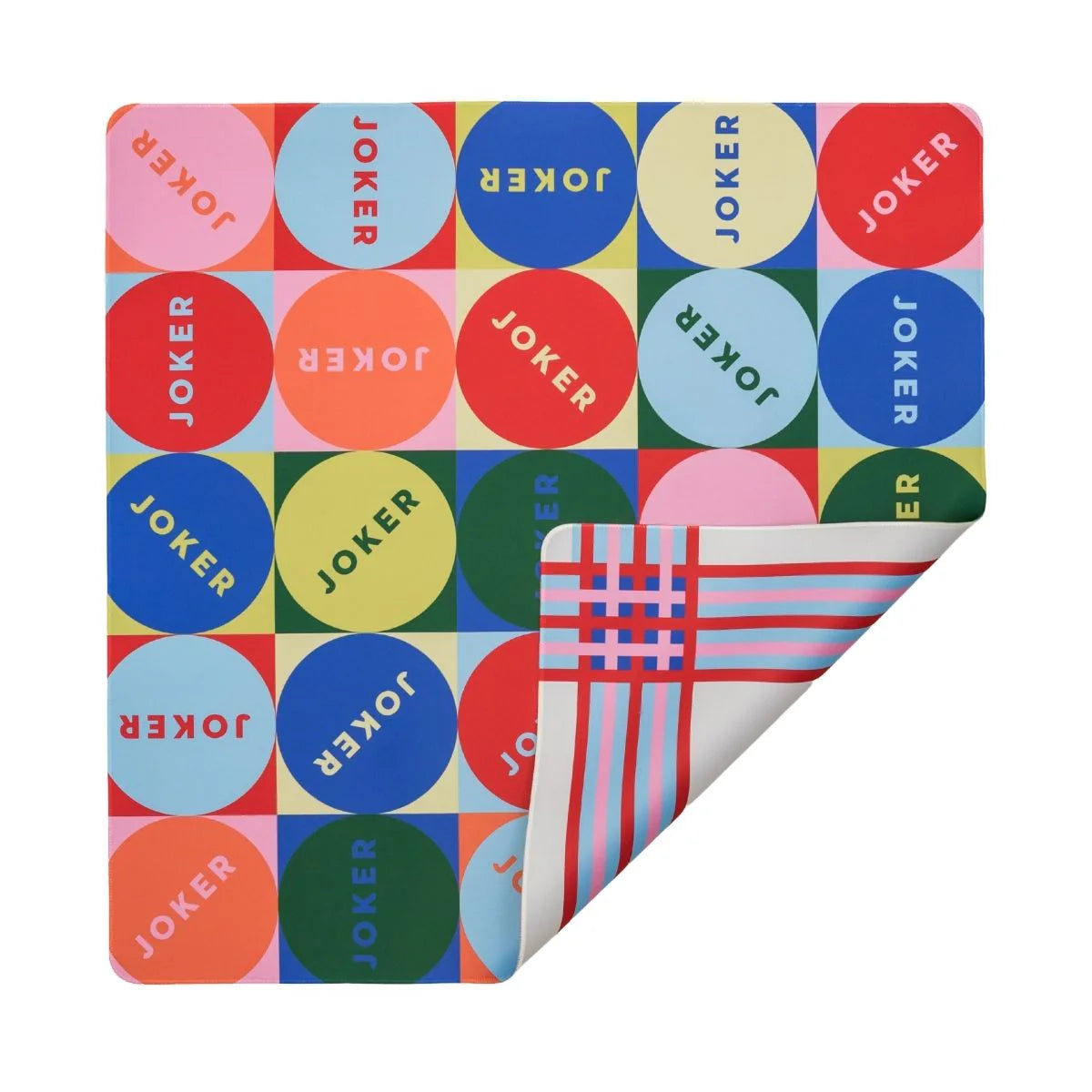 Mod Joker &amp; Plaid Mahjong Mat