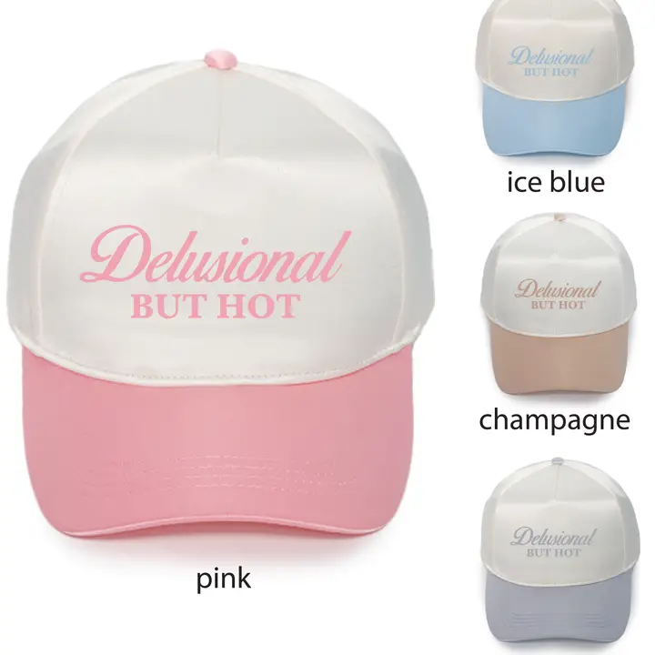 Delusional But Hot Cap - Silver