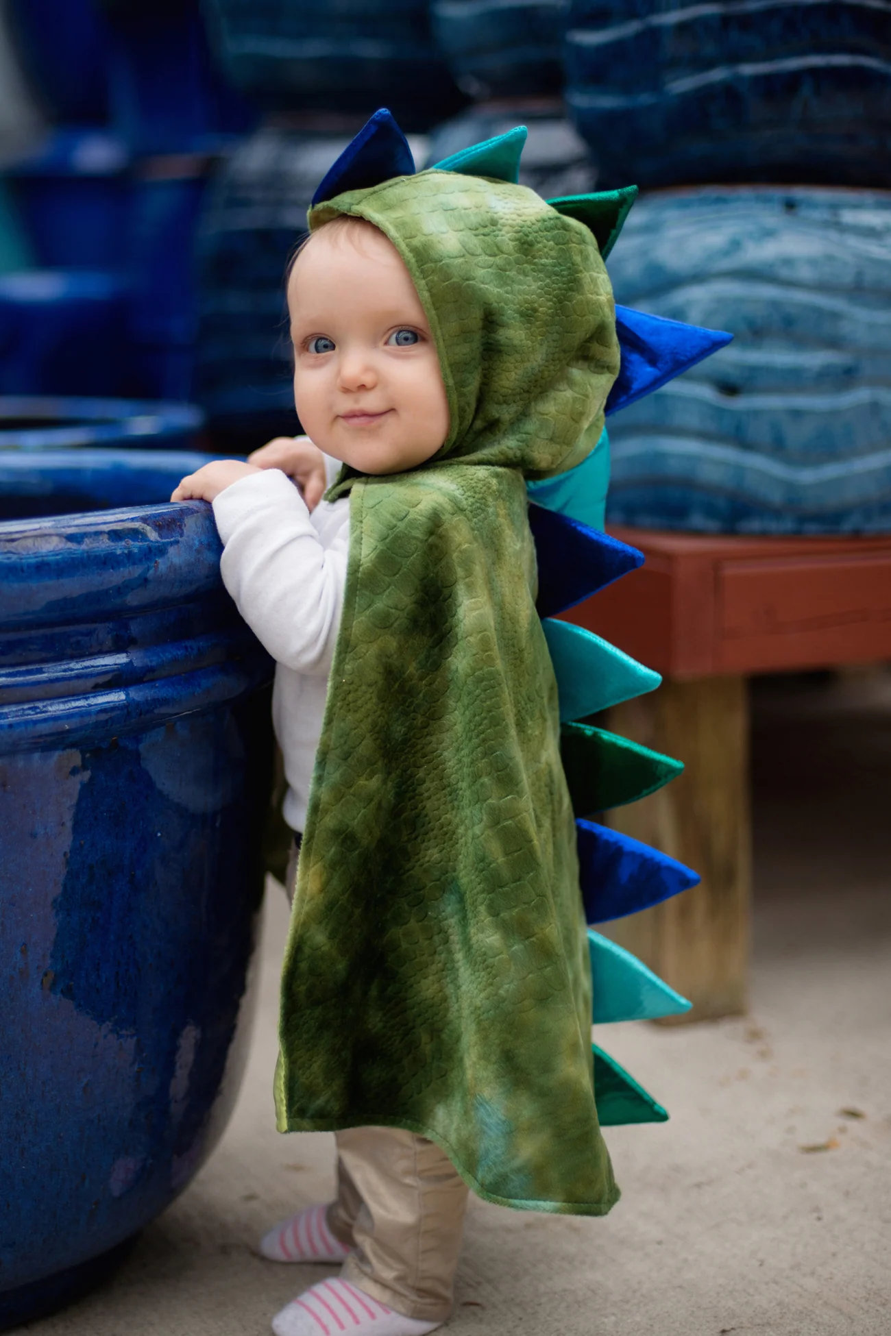 Green & Blue Dragon Cape